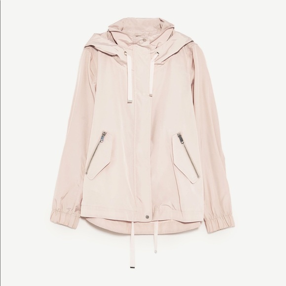 zara water repellent jacket